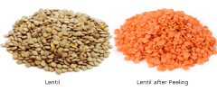 Industrial automatic lentil peeling machine